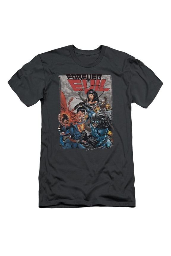 Jla - Crime Syndicate - Slim Fit Short Sleeve Shirt - Medium