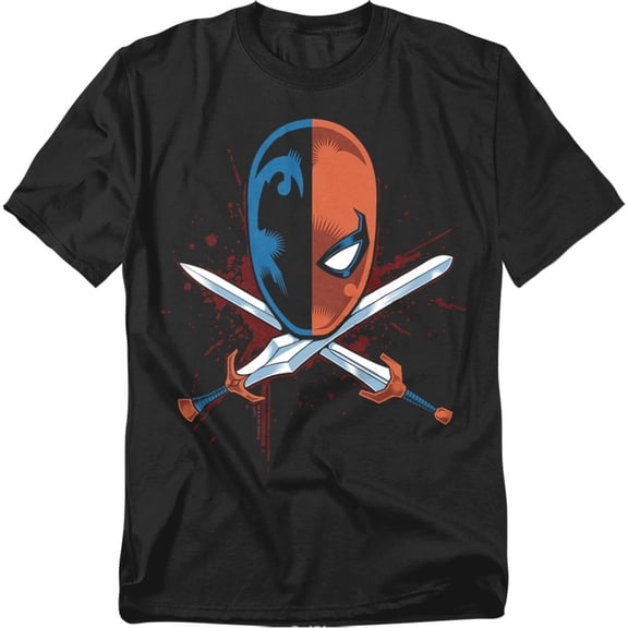 Justice League Of America Men's Crossed Swords T-shirt XXX-Large Black