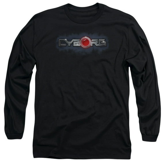 Jla - Cyborg Title - Long Sleeve Shirt - Large