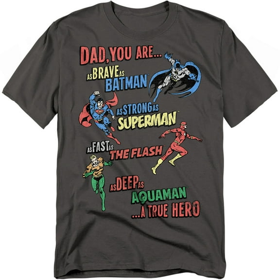 JLA T-Shirt Dad Hero Unisex Graphic Tee For Men & Women