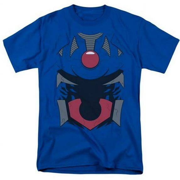 Jla-Darkseid Costume Short Sleeve Adult 18-1 Tee- Royal Blue - 3X