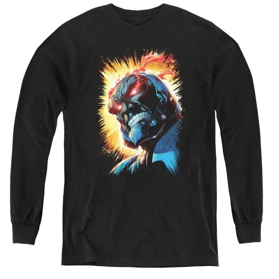 Jla - Darkseid Is - Youth Long Sleeve Shirt - Large