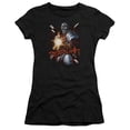 thumbnail image 1 of Jla - Deadshot - Juniors Teen Girls Cap Sleeve Shirt - Medium, 1 of 2