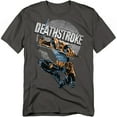 thumbnail image 1 of JLA T-Shirt Deathstroke Retro Unisex Graphic Tee For Men & Women, 1 of 7
