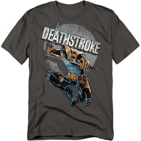 JLA T-Shirt Deathstroke Retro Unisex Graphic Tee For Men & Women