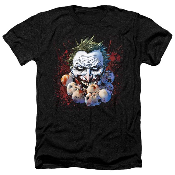 Jla - Doll Heads - Heather Short Sleeve Shirt - XX-Large