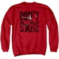 thumbnail image 1 of Jla - Donâ€™T Care - Crewneck Sweatshirt - XXX-Large, 1 of 2