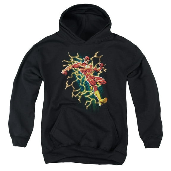 Jla - Electric Death - Youth Hooded Sweatshirt - Large