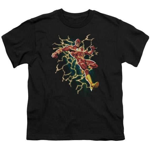 Jla - Electric Death - Youth Short Sleeve Shirt - Medium