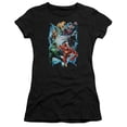 thumbnail image 1 of Jla - Electric Team - Juniors Teen Girls Cap Sleeve Shirt - X-Large, 1 of 2