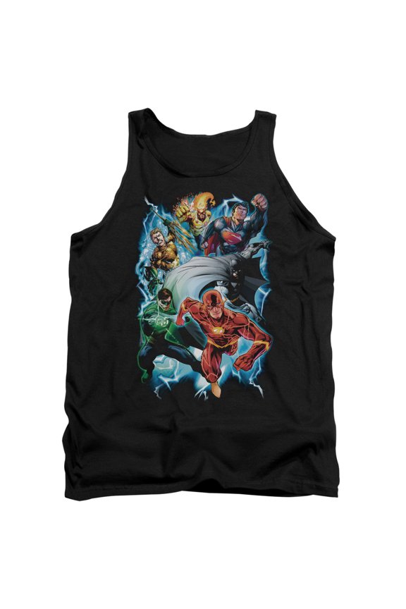 Jla - Electric Team - Tank Top - X-Large