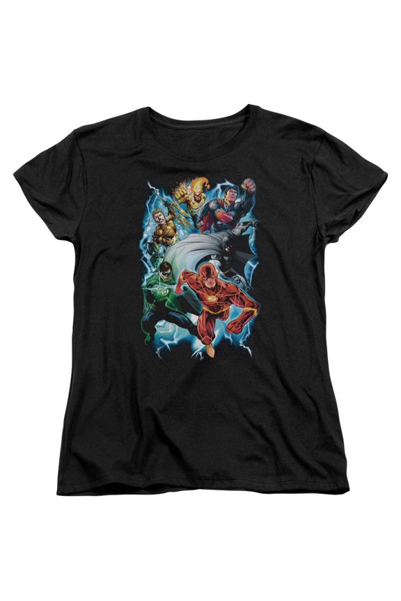 Jla - Electric Team - Women's Short Sleeve Shirt - XX-Large
