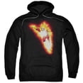 thumbnail image 1 of Jla-Firestorm Blaze Adult Pull-Over Hoodie- Black - 3X, 1 of 1