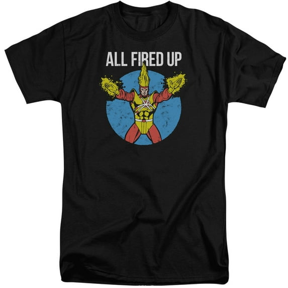 Jla - Firestorms Party - Tall Fit Short Sleeve Shirt - X-Large