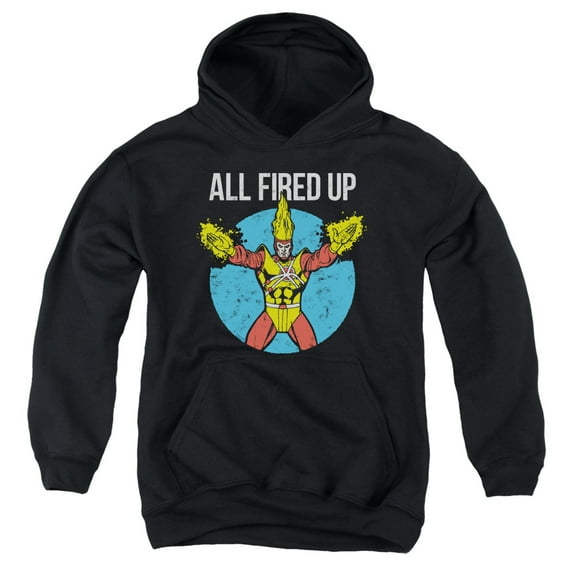 Jla - Firestorms Party - Youth Hooded Sweatshirt - Large