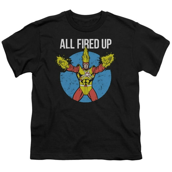 Jla - Firestorms Party - Youth Short Sleeve Shirt - X-Large
