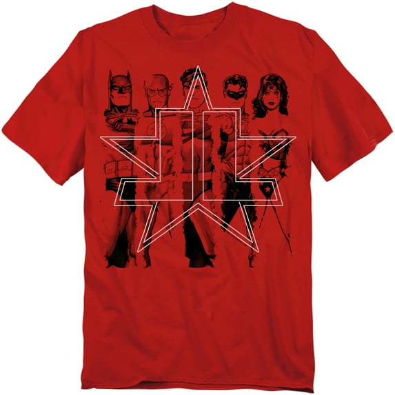JLA T-Shirt Five Stars Unisex Graphic Tee For Men & Women