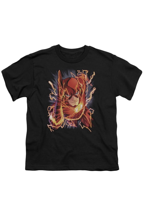 The Flash #1 Black Youth Unisex T-Shirt-Medium