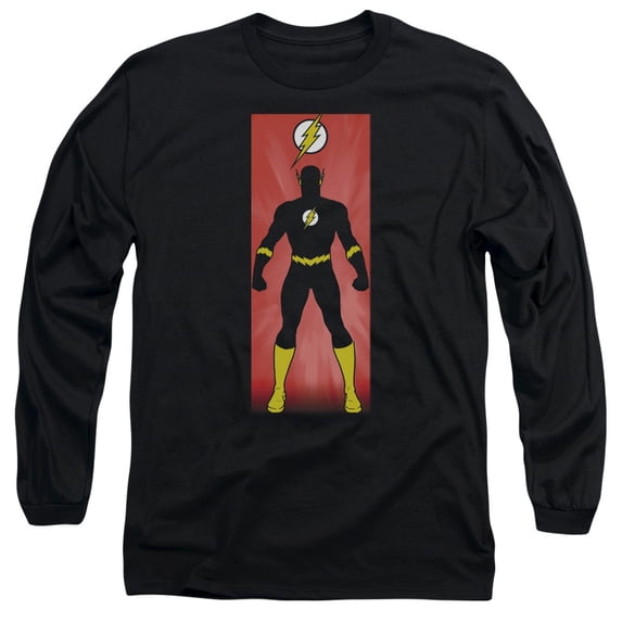 Jla - Flash Block - Long Sleeve Shirt - X-Large