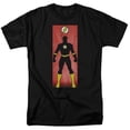 thumbnail image 1 of Jla-Flash Block Short Sleeve Adult 18-1 Tee- Black - Small, 1 of 1
