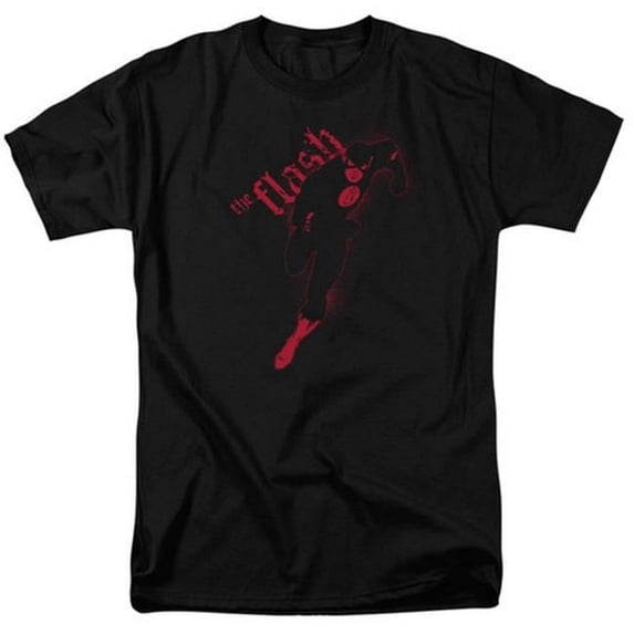 Jla-Flash Darkness Short Sleeve Adult 18-1 Tee, Black - 4X