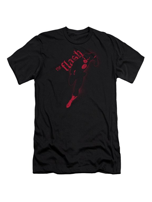 Jla - Flash Darkness - Slim Fit Short Sleeve Shirt - Large