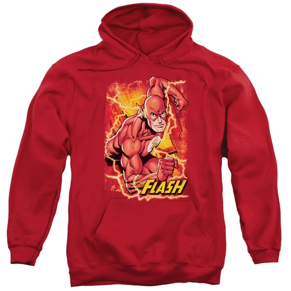 Jla - Flash Lightning - Pull-Over Hoodie - XX-Large