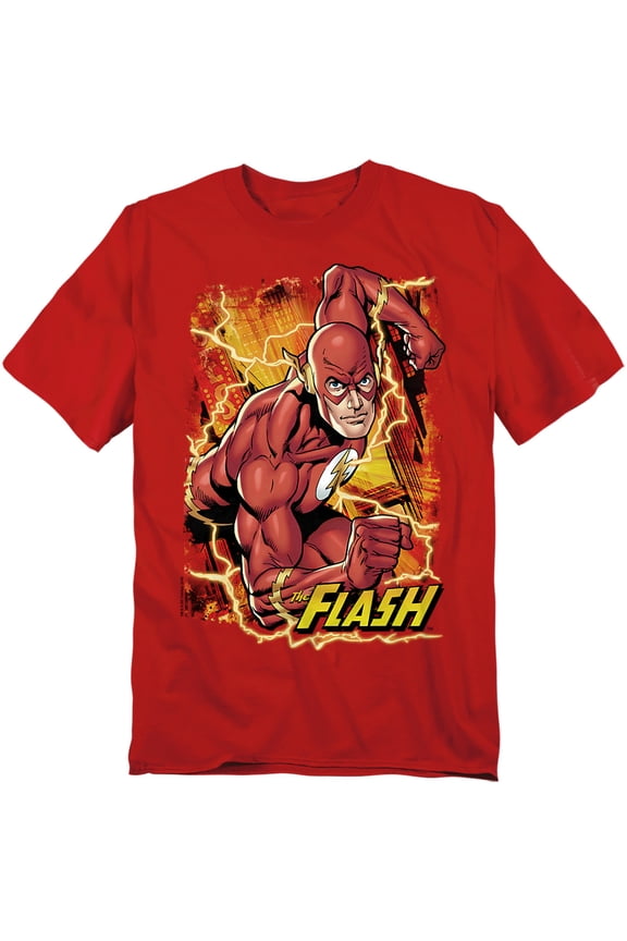 JLA T-Shirt Flash Lightning Unisex Graphic Tee For Men & Women
