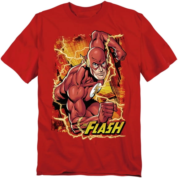 JLA T-Shirt Flash Lightning Unisex Graphic Tee For Men & Women