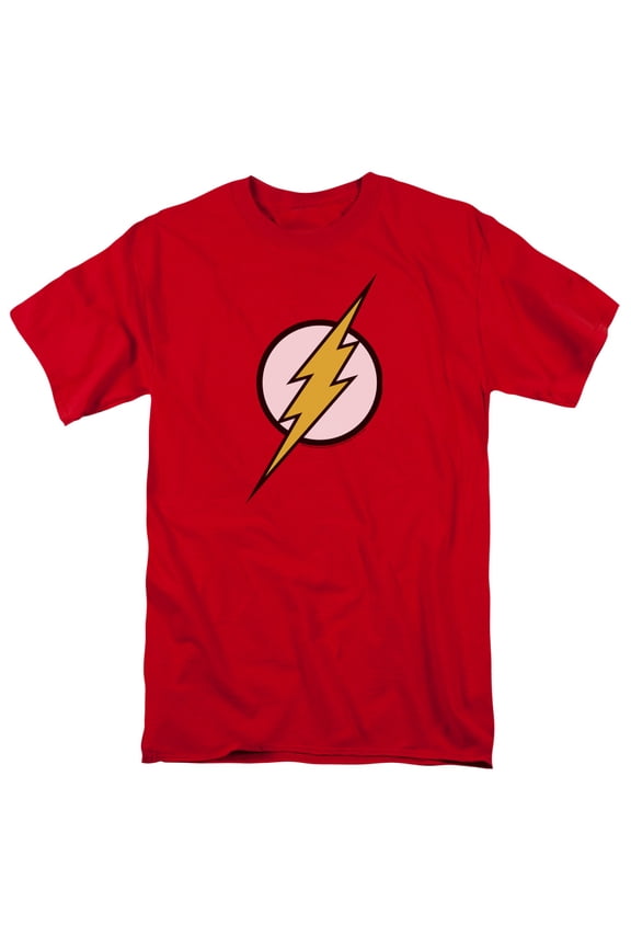 Jla Flash Logo Officially Licensed Adult T Shirt