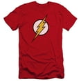 thumbnail image 1 of Jla - Flash Logo - Premium Slim Fit Short Sleeve Shirt - XX-Large, 1 of 2