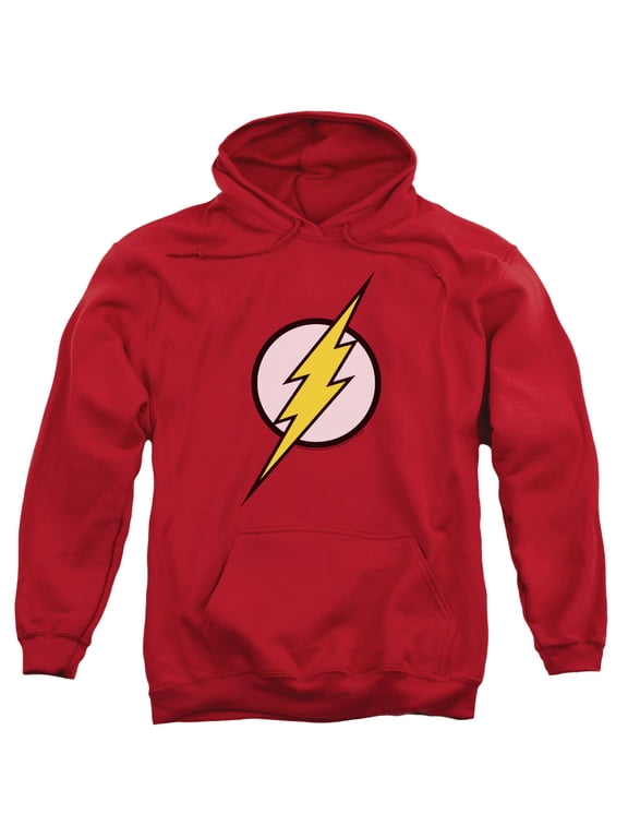 Jla - Flash Logo - Pull-Over Hoodie - XX-Large