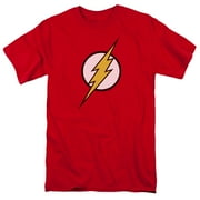 Justice League Of America Mens Flash Logo T-shirt Small Red