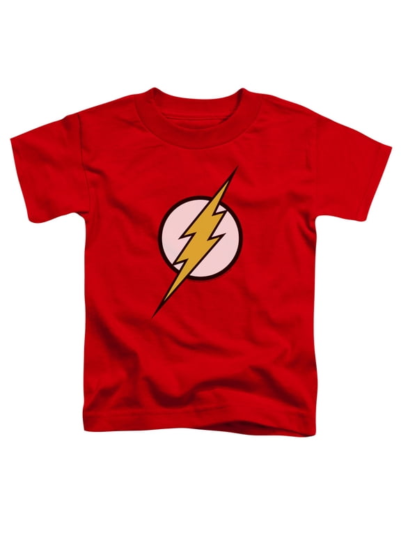 Jla - Flash Logo - Toddler Short Sleeve Shirt - 3T
