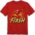 thumbnail image 1 of JLA T-Shirt Flash Rough Distress Unisex Graphic Tee For Men & Women, 1 of 7