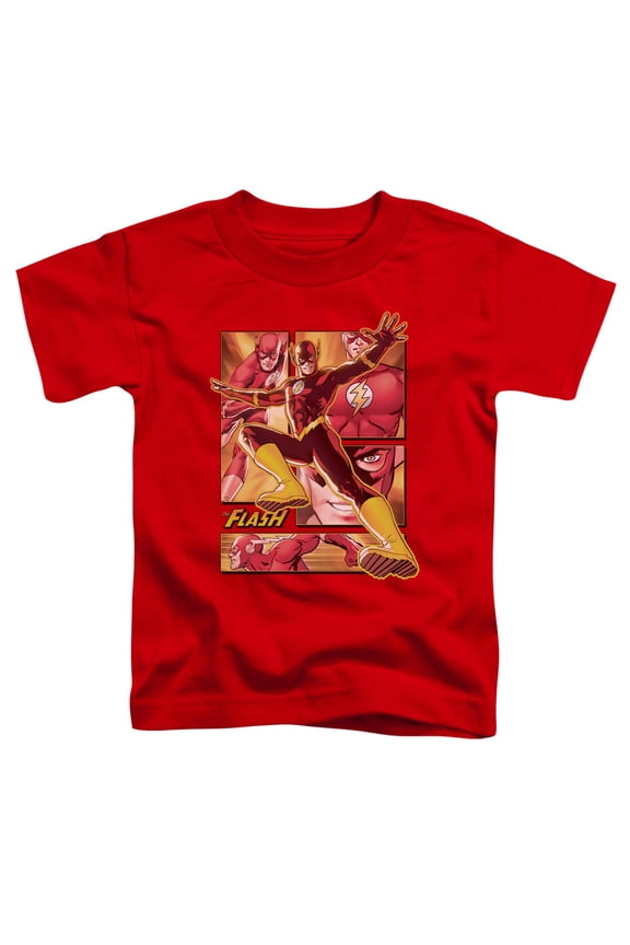 Jla - Flash - Toddler Short Sleeve Shirt - 2T