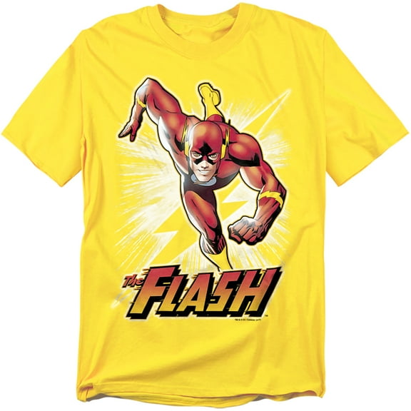 JLA T-Shirt Flash Yellow Unisex Graphic Tee For Men & Women