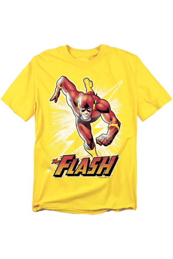 JLA T-Shirt Flash Yellow Unisex Graphic Tee For Men & Women