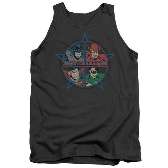 Jla - Four Heroes - Tank Top - Large