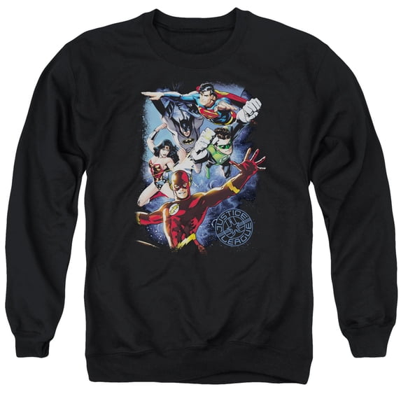 Jla - Galactic Attack Color - Crewneck Sweatshirt - XXX-Large