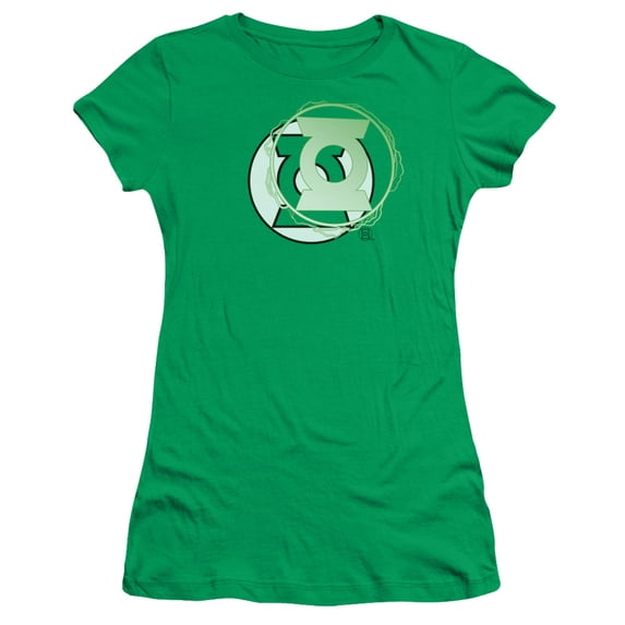 Jla - Gl Energy Logo - Juniors Teen Girls Cap Sleeve Shirt - Medium