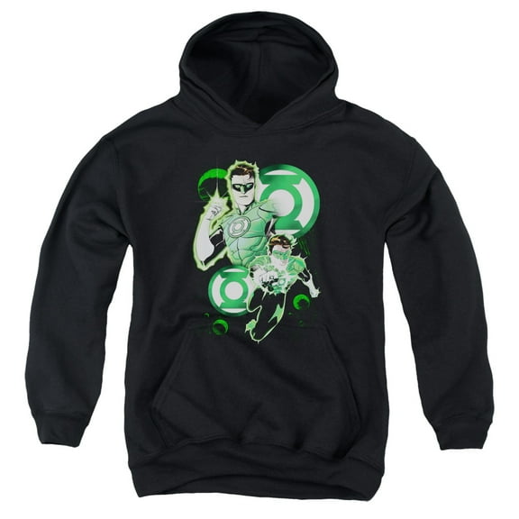 Jla - Gl In Action - Youth Hooded Sweatshirt - X-Large