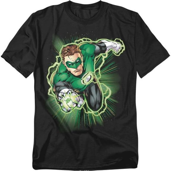 Jla - Green Lantern Energy - Short Sleeve Shirt - Large