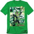 thumbnail image 1 of JLA T-Shirt Green Lantern Panels Unisex Graphic Tee For Men & Women, 1 of 7