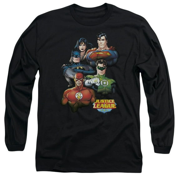 Jla - Group Portrait - Long Sleeve Shirt - XX-Large