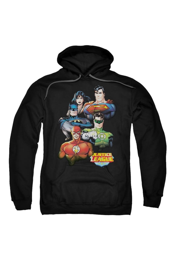 Jla - Group Portrait - Pull-Over Hoodie - Large