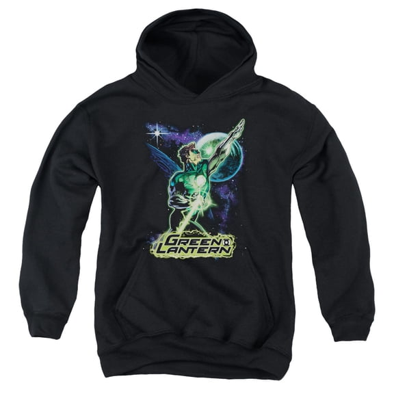 Jla - Hal Galaxy - Youth Hooded Sweatshirt - Small
