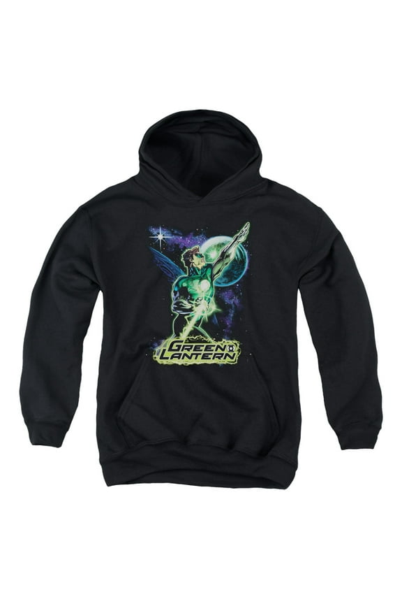 Jla - Hal Galaxy - Youth Hooded Sweatshirt - X-Large