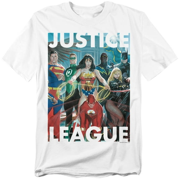 JLA T-Shirt Hall of Justice Unisex Graphic Tee For Men & Women