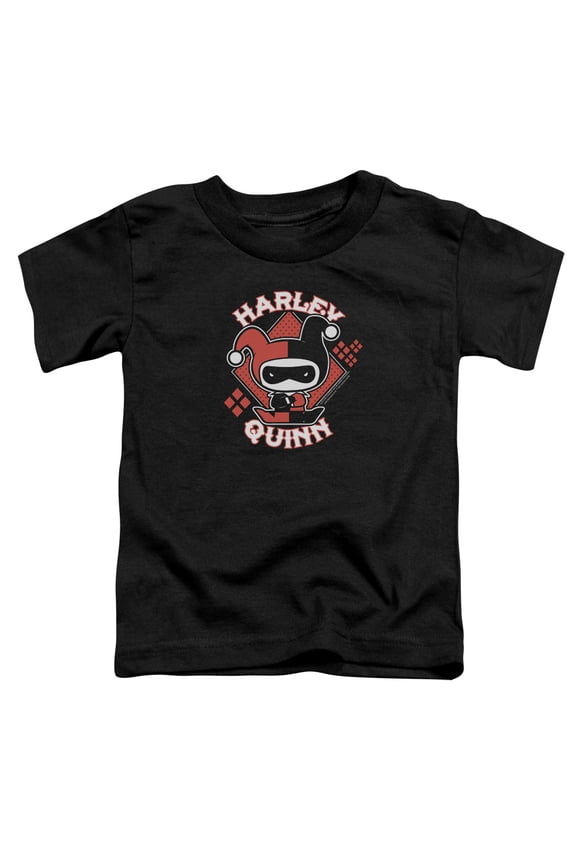 Jla - Harley Chibi - Toddler Short Sleeve Shirt - 4T